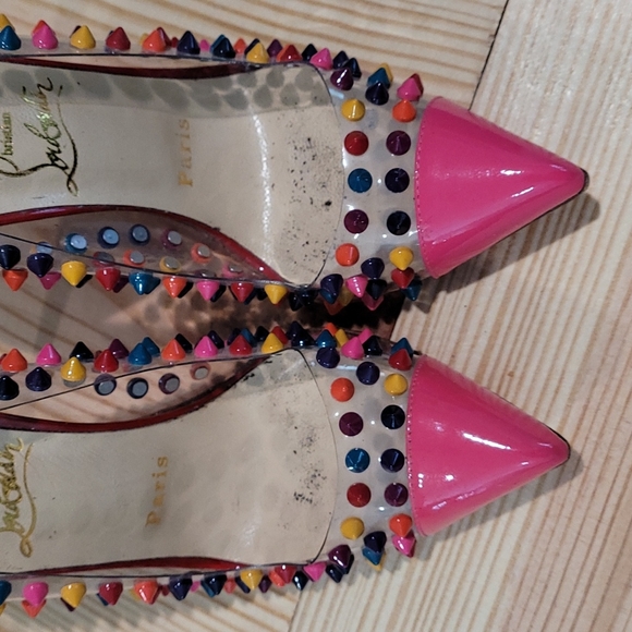 Christian Louboutin pvc spike heels - Picture 3 of 5